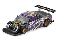 Nissan Silvia S13-R "Kaido Drift V1" RHD (Designed by Jun Imai) Gray Metallic with Graphics "Kaido House" Special 1/64 Diecast Model Car by Mini GT