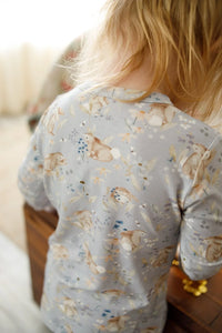 Bunny Blossoms 2pc Bamboo Pajamas - BIG FRENCHIES