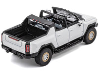 2022 GMC Hummer EV Pickup Truck White 1/64 Diecast Model Car by GCD