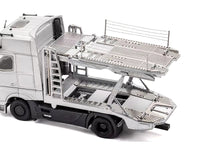Mercedes-Benz Actros Auto Transporter Yellow 1/64 Diecast Model by GCD