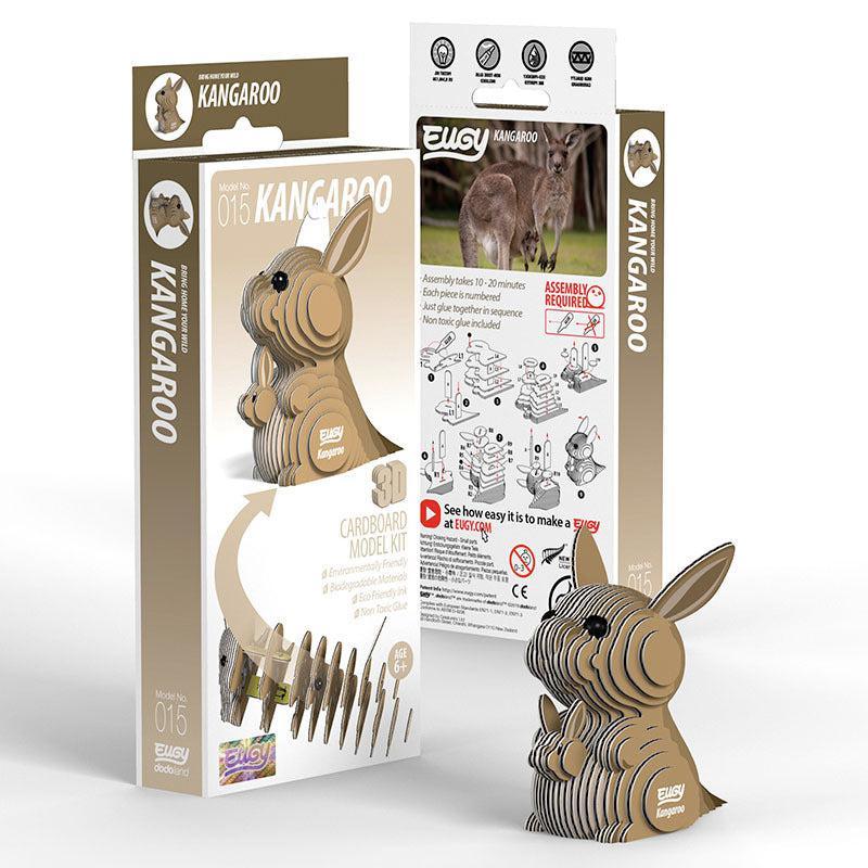 Kangaroo 3D Cardboard Model Kit Eugy - BIG FRENCHIES