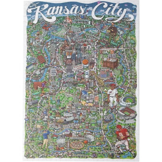 Kansas City 1000 Piece Jigsaw Puzzle Birdie