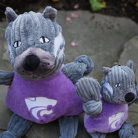 NCAA Kansas State University, Willie the Wildcat Knottie® Plush Dog Toy - BIG FRENCHIES