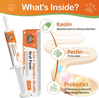 Kaolin Pectin Probiotic Paste for Dogs & Cats – Digestive Support Anti-Diarrhea
