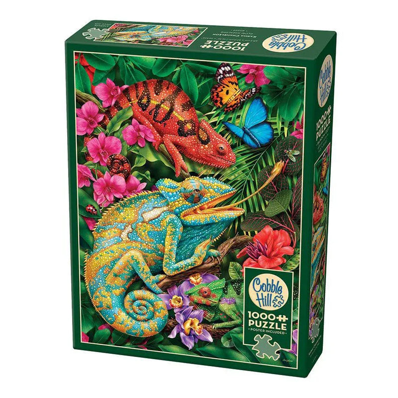 Karma Chameleon 1000 Piece Jigsaw Puzzle Cobble Hill - BIG FRENCHIES