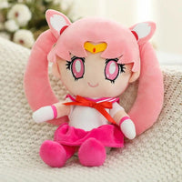Kawaii Sailor Moon Plush Toy, Moon Cat Moon Hare Cute Girl Heart Filled Anime Doll Bedroom Decoration 25CM