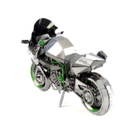 Kawasaki Ninja H2R Motorcycle Premium 3D Steel Model Kit Metal Earth