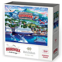 Ketchikan Alaska 210 Piece Jigsaw Puzzle Boardwalk - BIG FRENCHIES