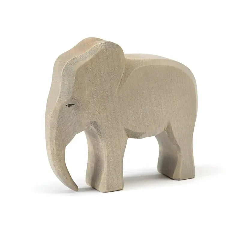 Wooden Animal Figures Handcrafted Elephant Lion Giraffe Toys - # BOT&G512610002 - BIG FRENCHIES