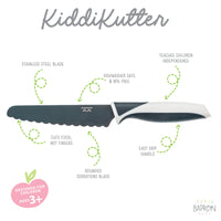 KiddiKutter Training Knife for Children 3+ (More colors available!)