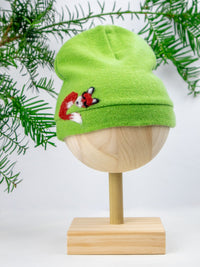 Sleeping Fox Cashmere Hat - Child - BIG FRENCHIES