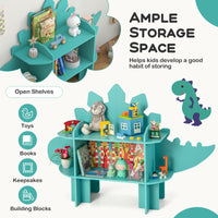 Kids Bookcase Toy Storage Organizer with Open Storage Shelves