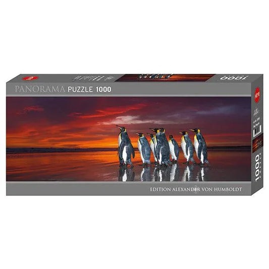 King Penguins 1000 Piece Panoramic Jigsaw Puzzle Heye - BIG FRENCHIES