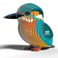 Kingfisher 3D Cardboard Model Kit Eugy