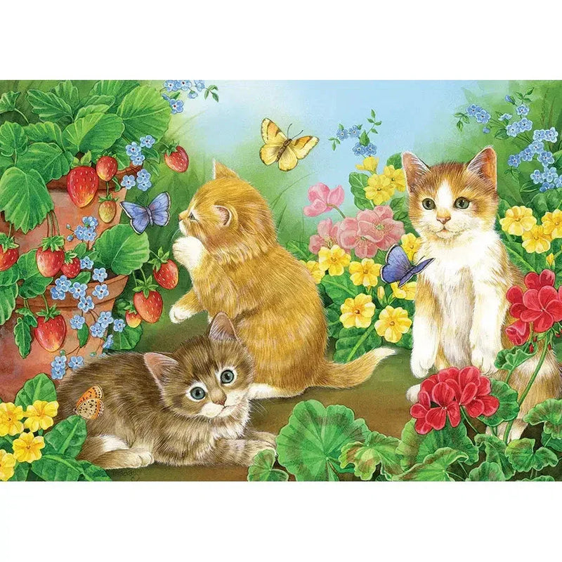 Kitten Playtime 35 Piece Tray Jigsaw Puzzle Cobble Hill - BIG FRENCHIES