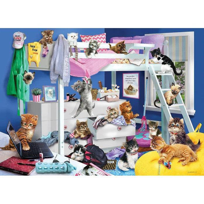 Kitten Slumber Party 1000 Piece Jigsaw Puzzle Cobble Hill - BIG FRENCHIES