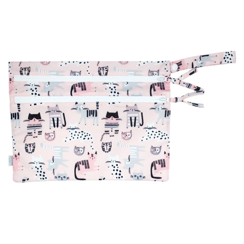 Kitty - Waterproof Wet Bag (For mealtime, on-the-go, and more!) - BIG FRENCHIES