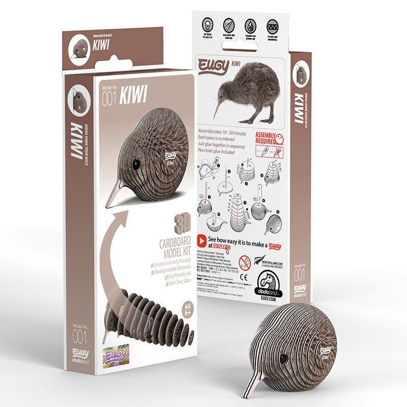 Kiwi 3D Cardboard Model Kit Eugy - BIG FRENCHIES