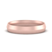4 mm Comfort Fit Knife Edge Mens Band