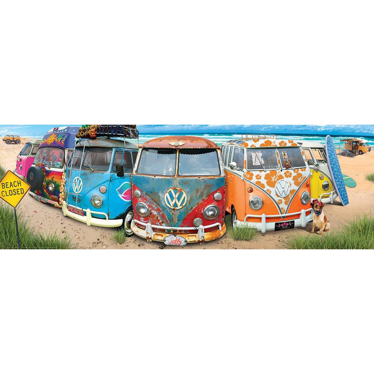 Kombination VW Bus 1000 Piece Panoramic Jigsaw Puzzle Eurographics