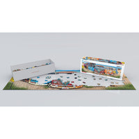 Kombination VW Bus 1000 Piece Panoramic Jigsaw Puzzle Eurographics
