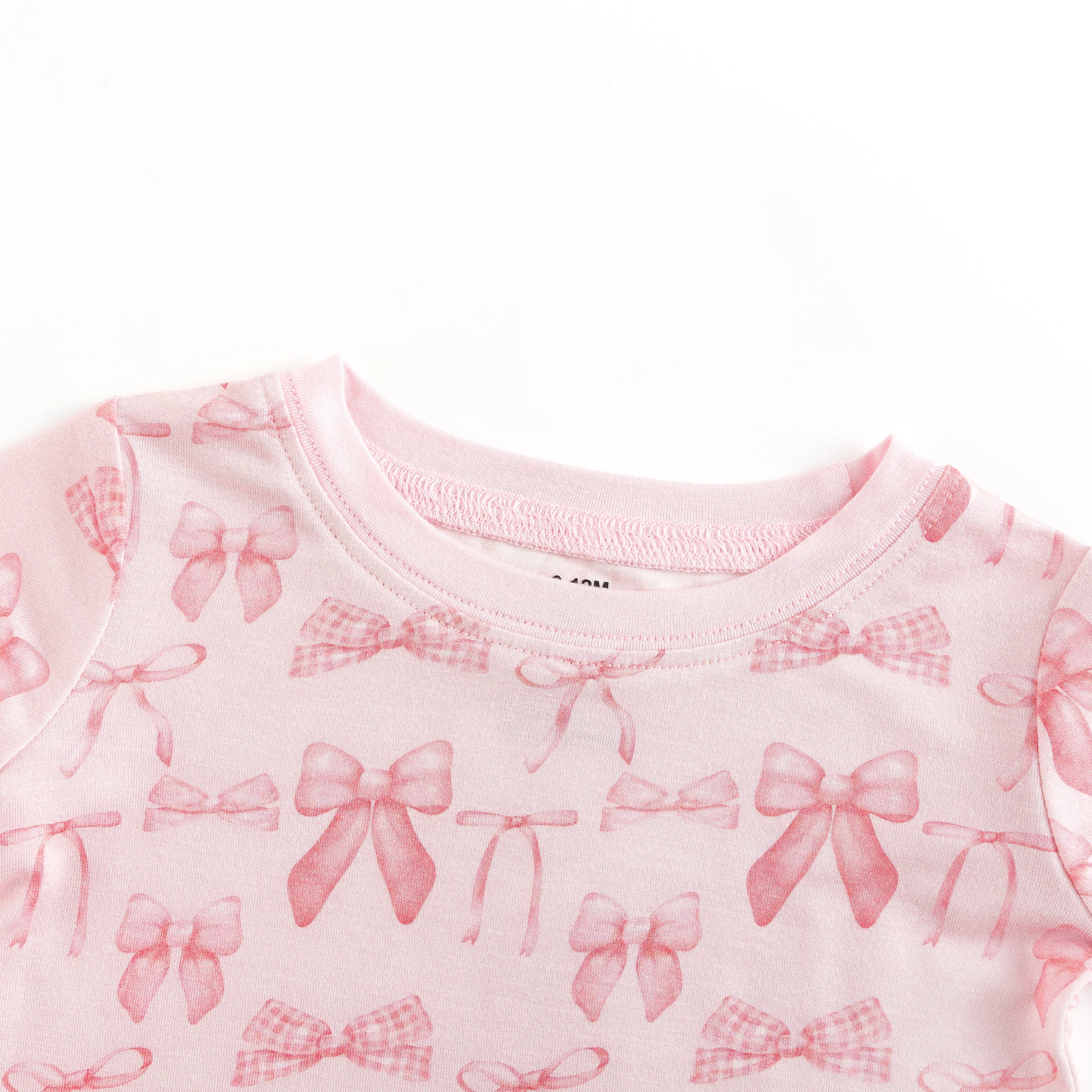 Pink Bows (Long Sleeve PJ) - BIG FRENCHIES