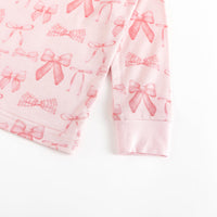 Pink Bows (Long Sleeve PJ) - BIG FRENCHIES