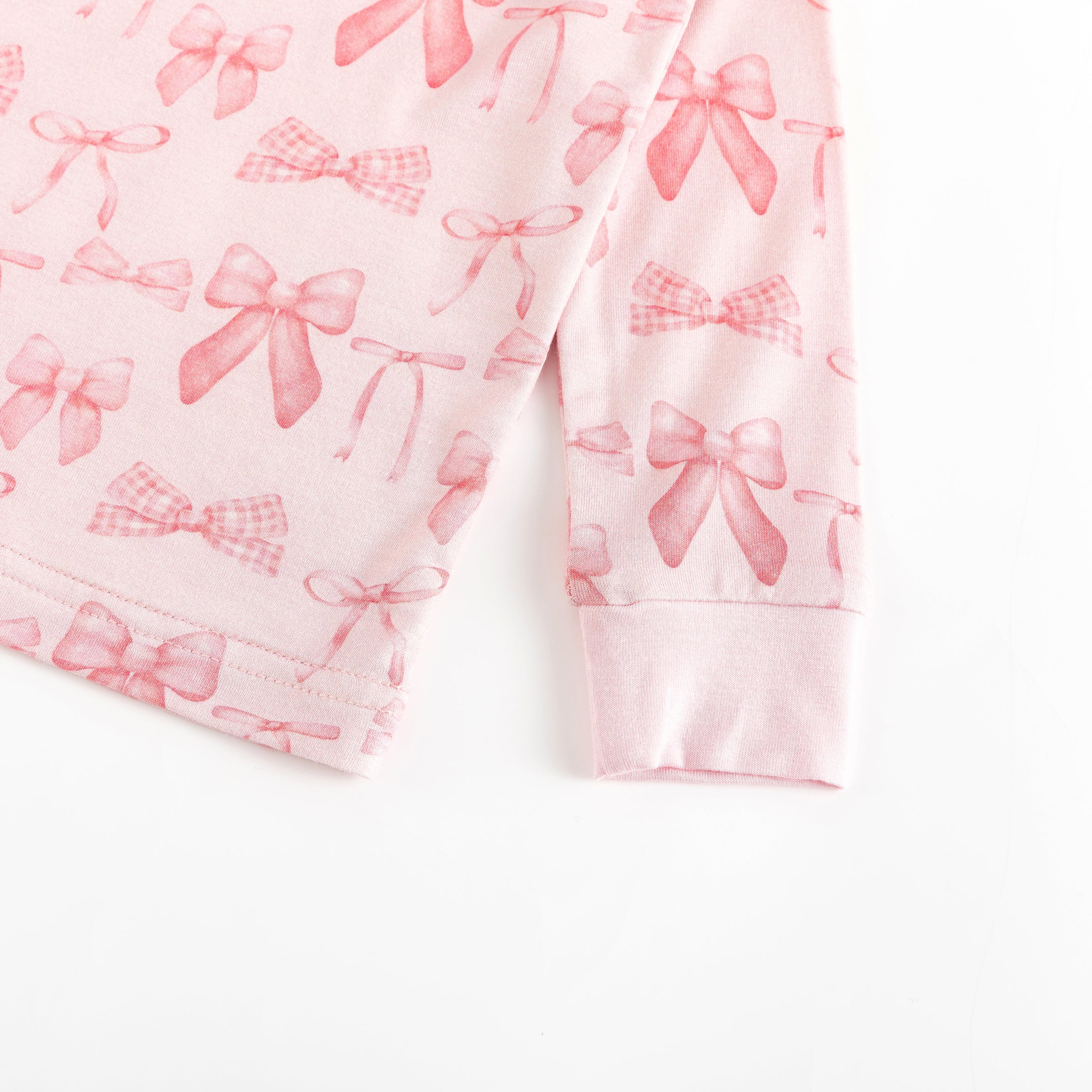 Pink Bows (Long Sleeve PJ) - BIG FRENCHIES