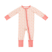 Checkerboard Hearts (Convertible Zip Footies) - BIG FRENCHIES