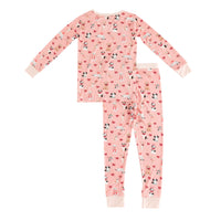 Pups & Kisses (Long Sleeve PJ) - Pink - BIG FRENCHIES