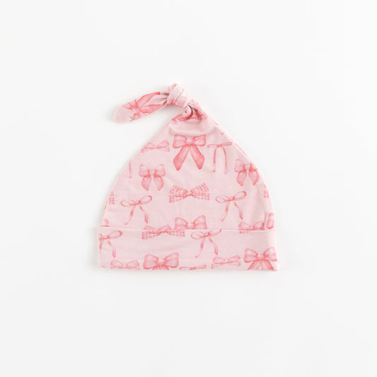Pink Bows (Knotted Hat) - BIG FRENCHIES