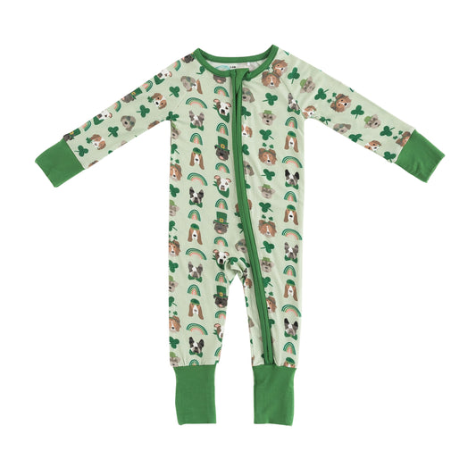 Puppy Parade (Convertible Zip Footies) - BIG FRENCHIES