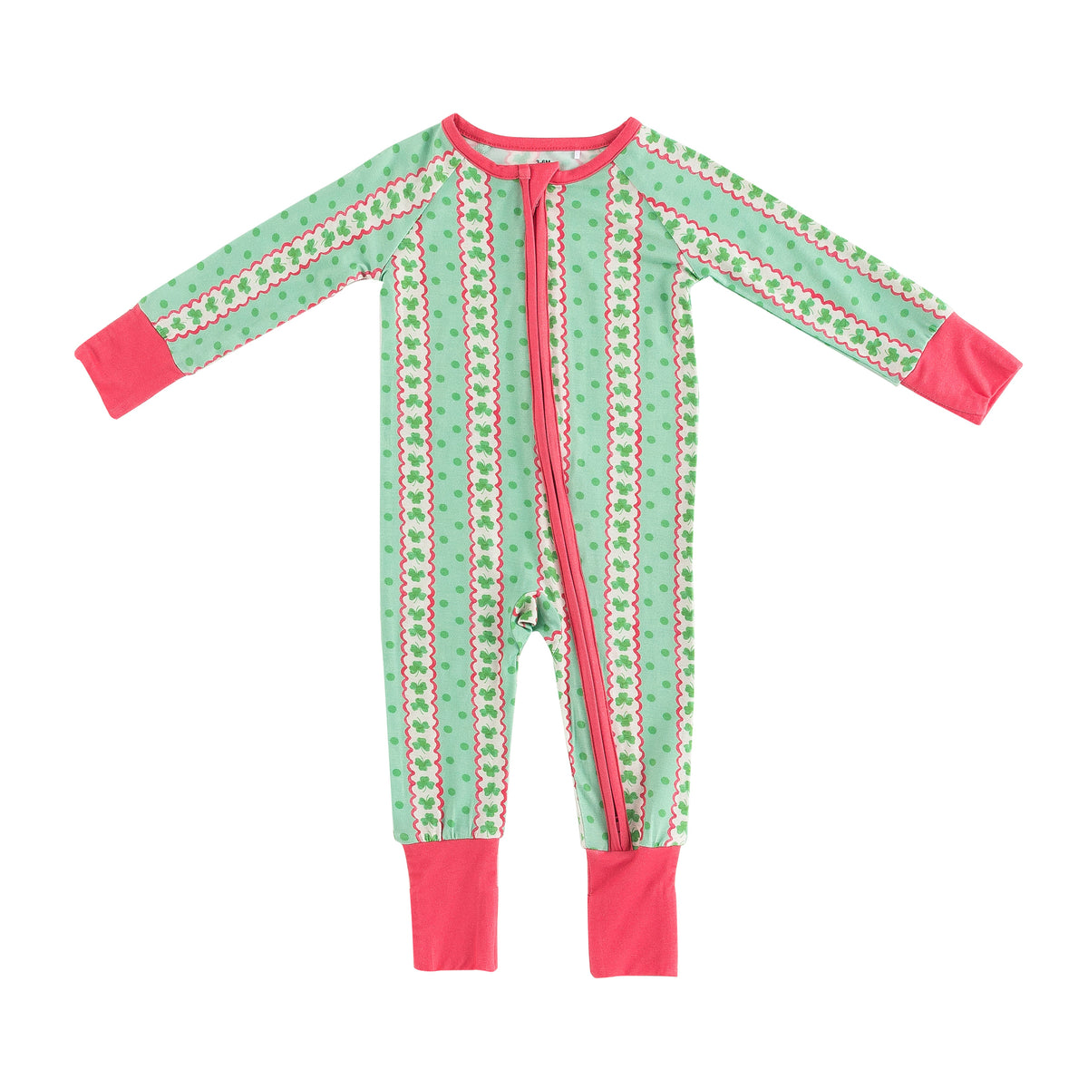 Lucky Clovers (Convertible Zip Footies) - BIG FRENCHIES
