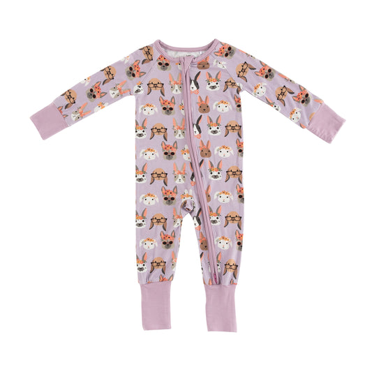 Midsummer Bunnies (Convertible Zip Footies) - BIG FRENCHIES