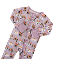 Midsummer Bunnies (Convertible Zip Footies) - BIG FRENCHIES