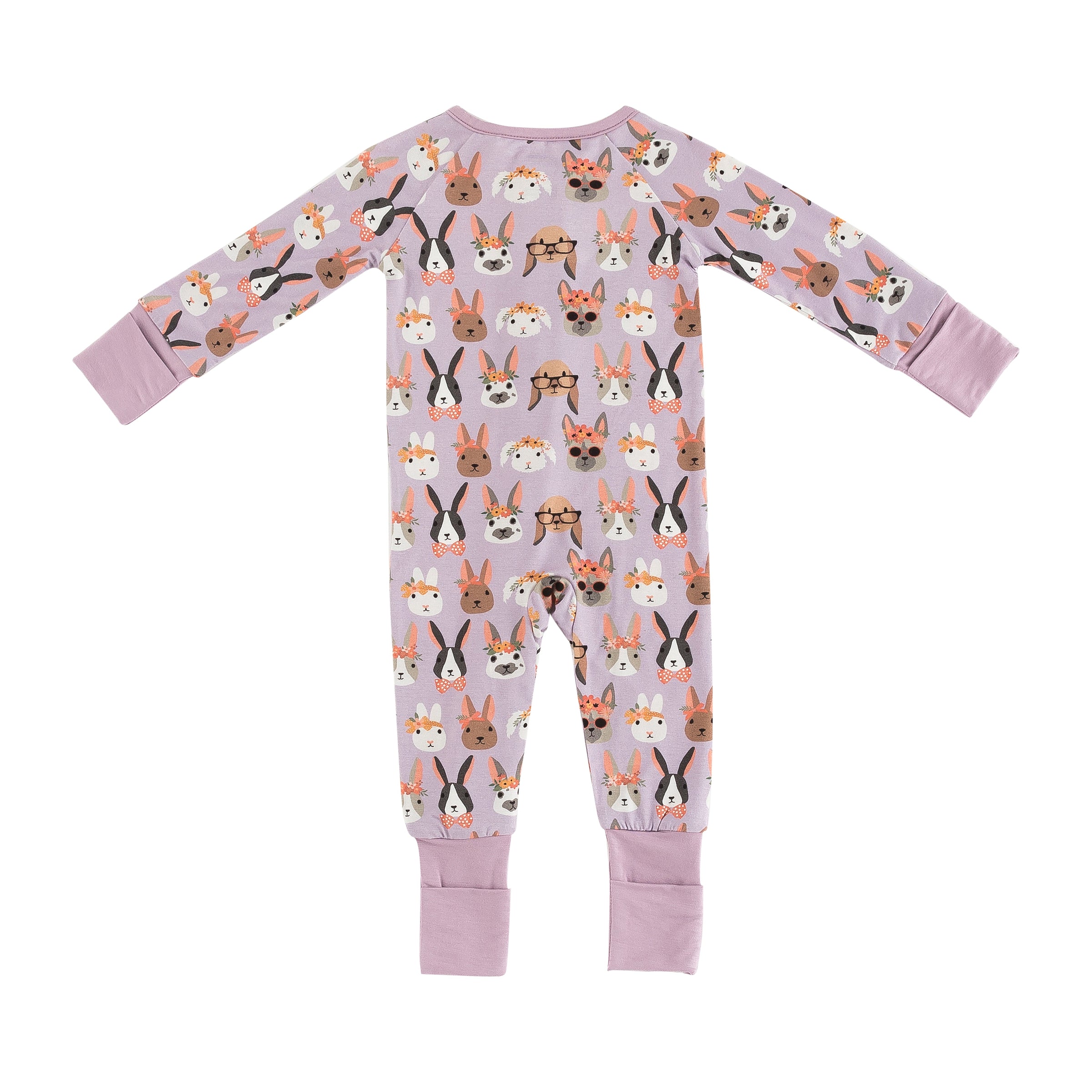 Midsummer Bunnies (Convertible Zip Footies) - BIG FRENCHIES