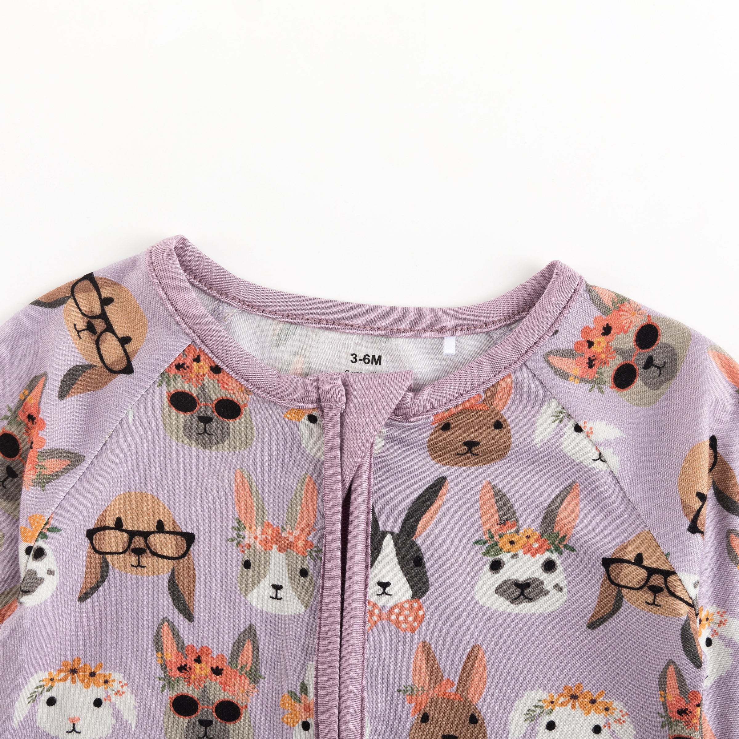Midsummer Bunnies (Convertible Zip Footies) - BIG FRENCHIES