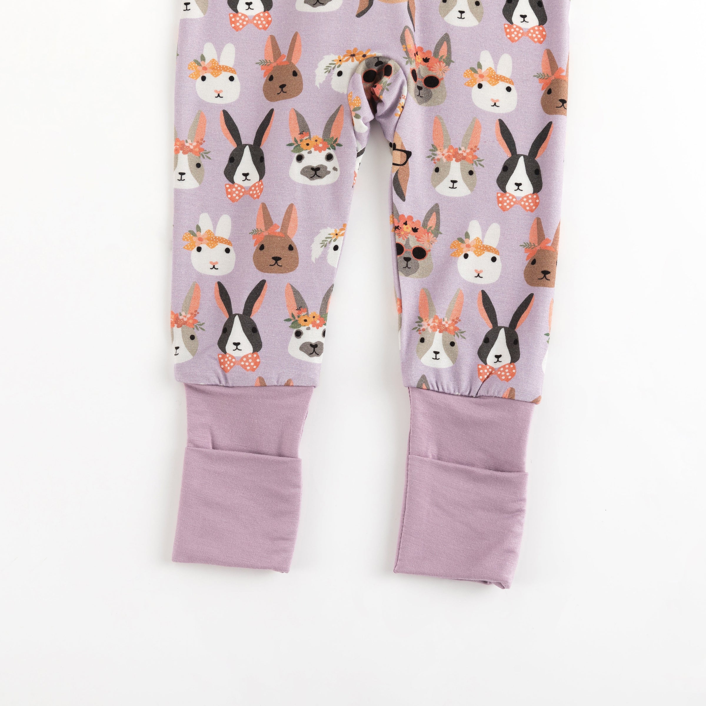 Midsummer Bunnies (Convertible Zip Footies) - BIG FRENCHIES