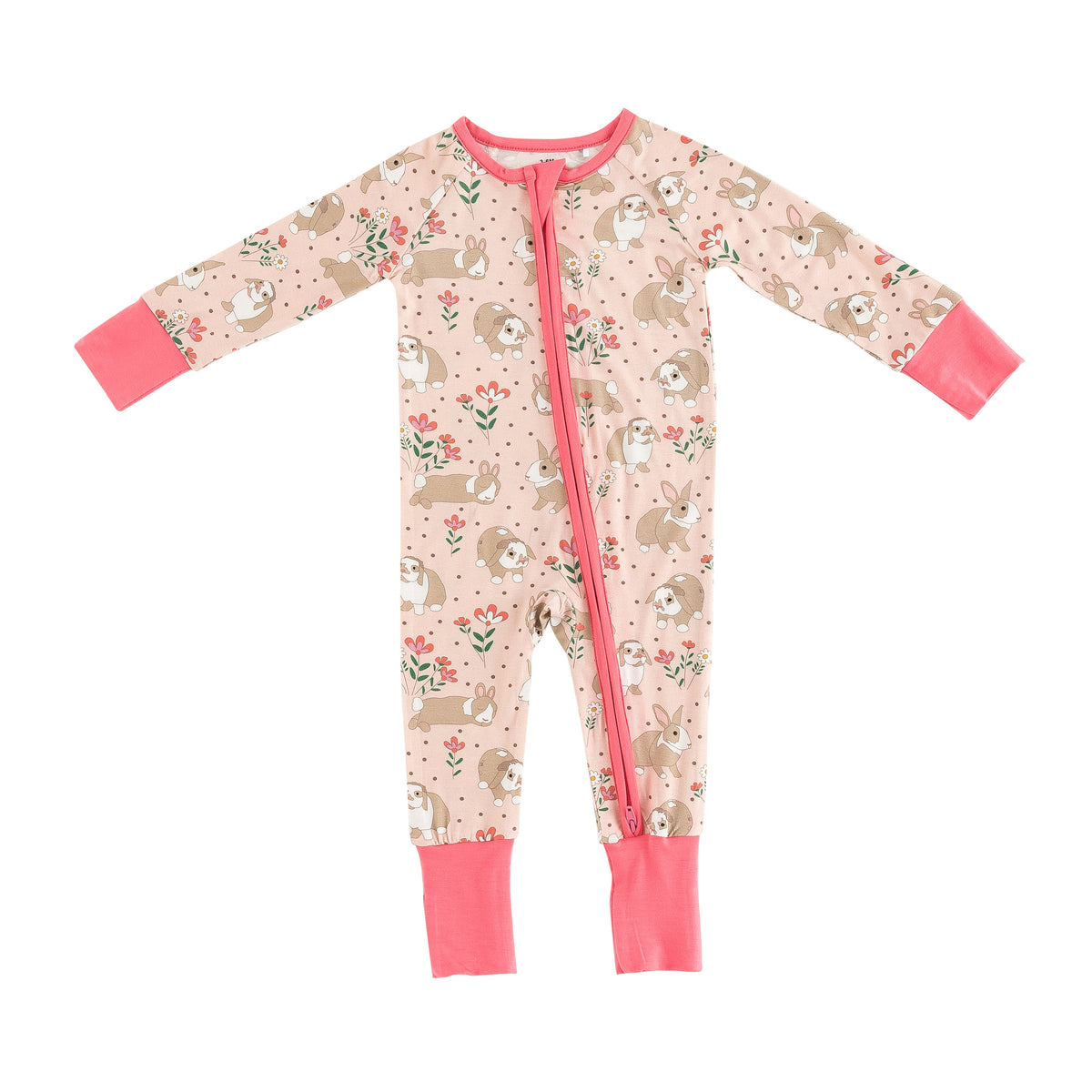Meadow Bunny (Convertible Zip Footies) - BIG FRENCHIES