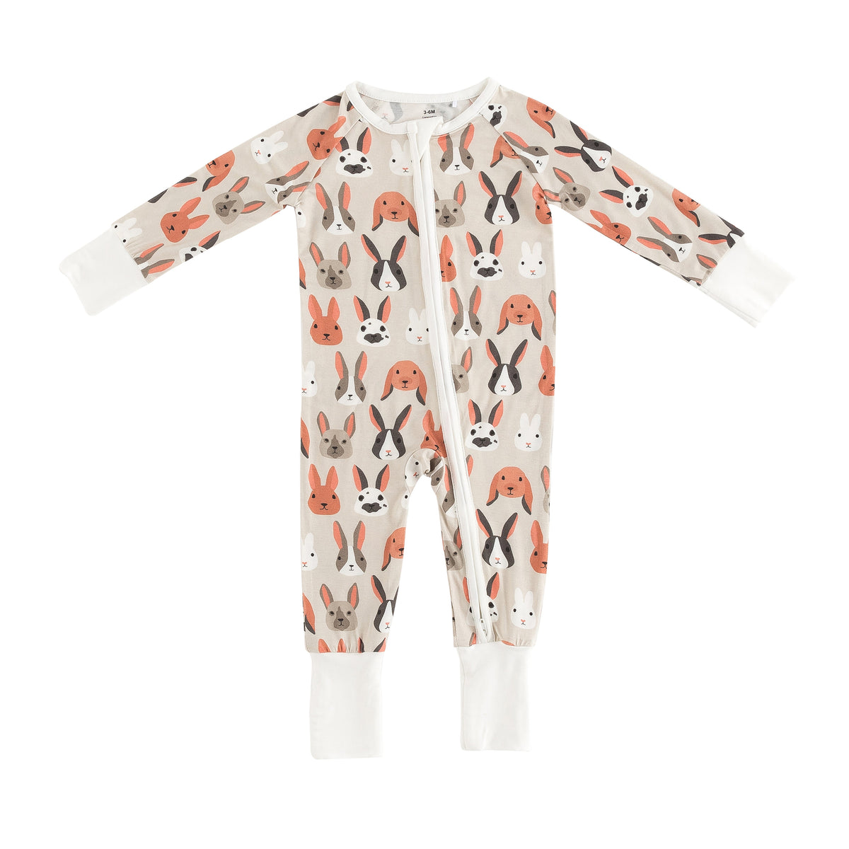 Bunny Crew (Convertible Zip Footies) - BIG FRENCHIES