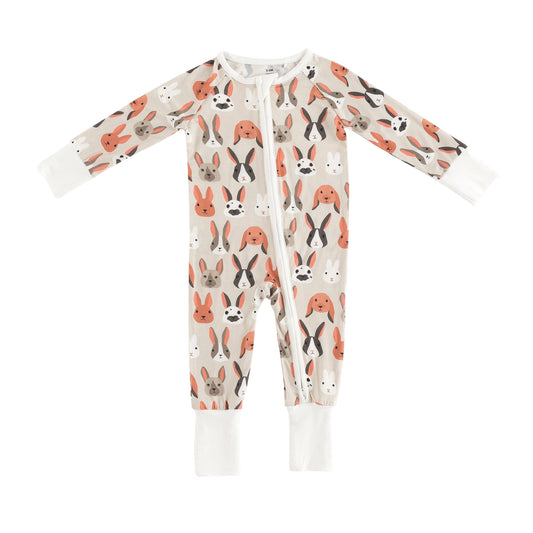 Bunny Crew (Convertible Zip Footies) - BIG FRENCHIES