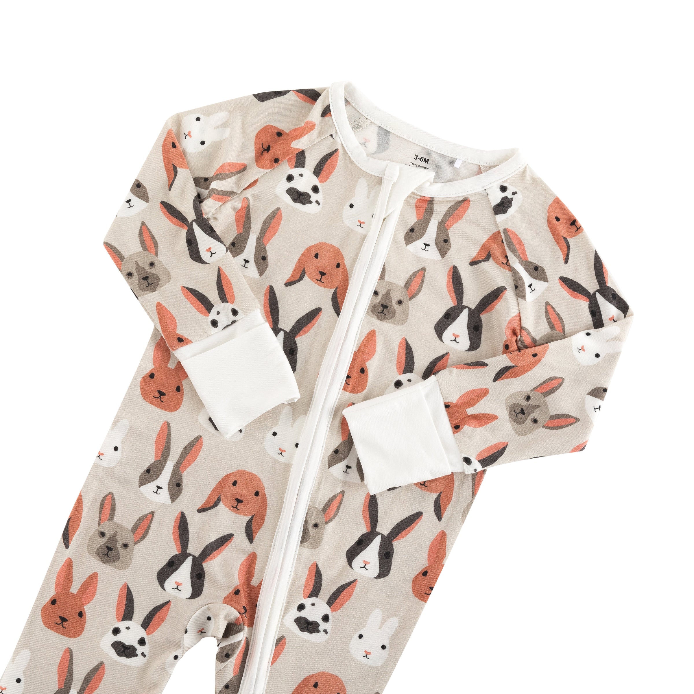 Bunny Crew (Convertible Zip Footies) - BIG FRENCHIES