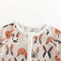 Bunny Crew (Convertible Zip Footies) - BIG FRENCHIES