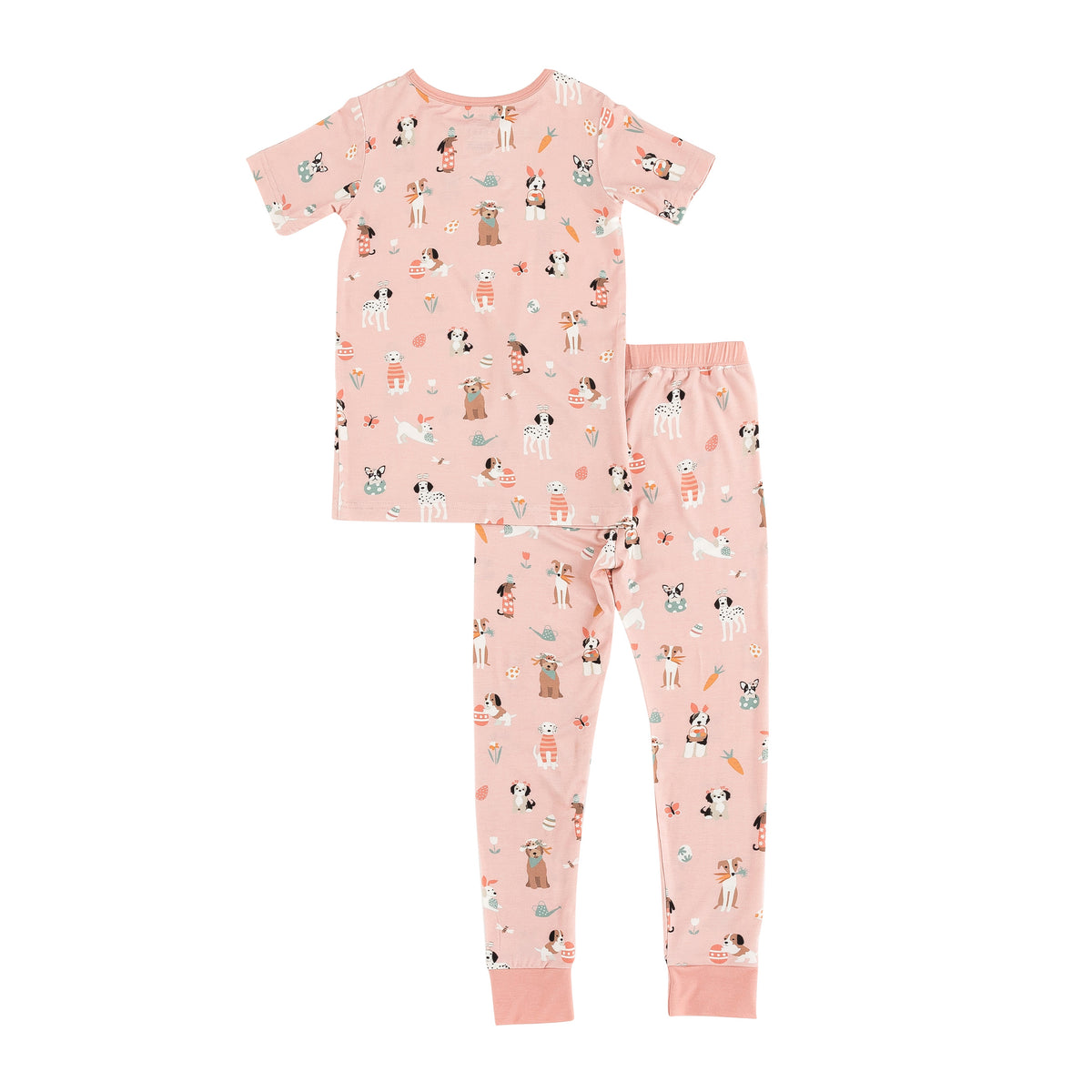 Puppy Egg Hunt (Short Sleeve PJ) - Pink - BIG FRENCHIES