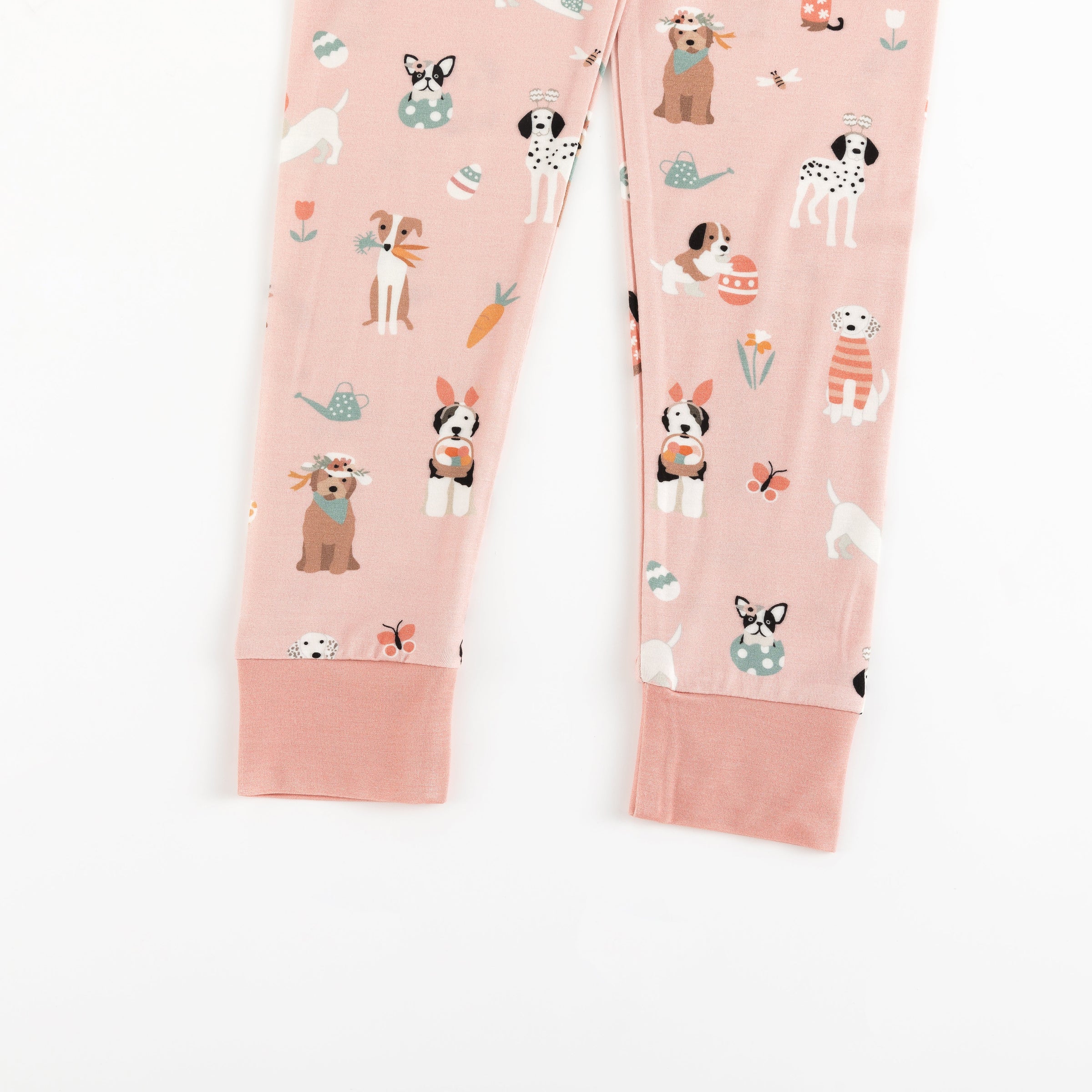 Puppy Egg Hunt (Long Sleeve PJ) - Pink - BIG FRENCHIES