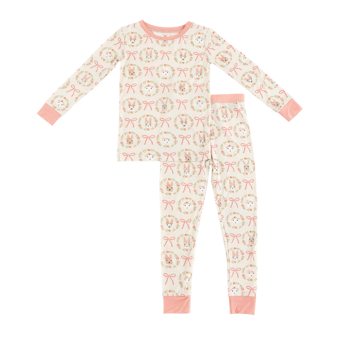 Bows & Bunnies (Long Sleeve PJ) - BIG FRENCHIES