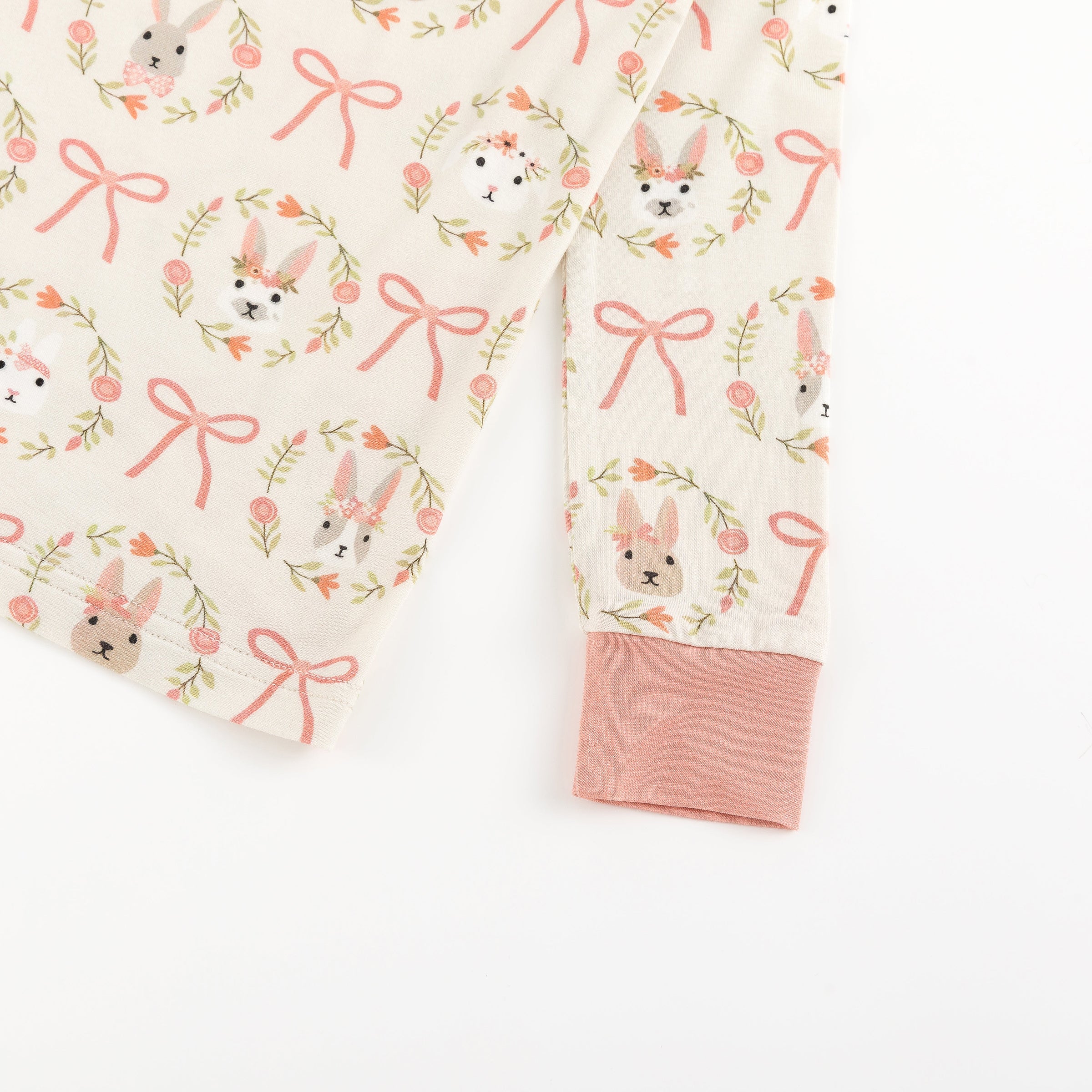Bows & Bunnies (Long Sleeve PJ) - BIG FRENCHIES