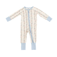 Bow Blossom (Convertible Zip Footies) - BIG FRENCHIES