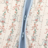 Bow Blossom (Convertible Zip Footies) - BIG FRENCHIES