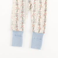 Bow Blossom (Convertible Zip Footies) - BIG FRENCHIES